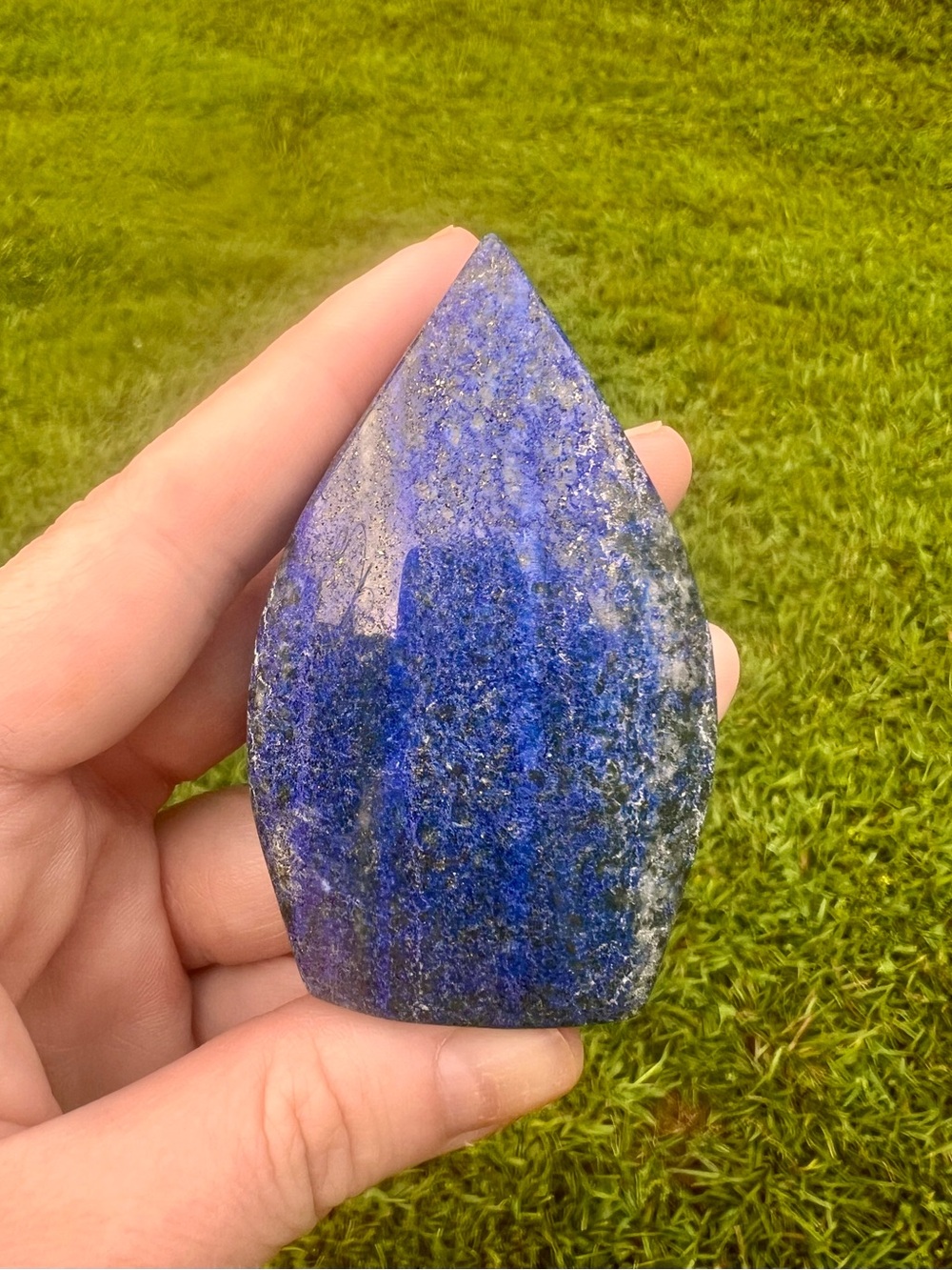 Natural Lapis Lazuli Flame – 3” – 110g